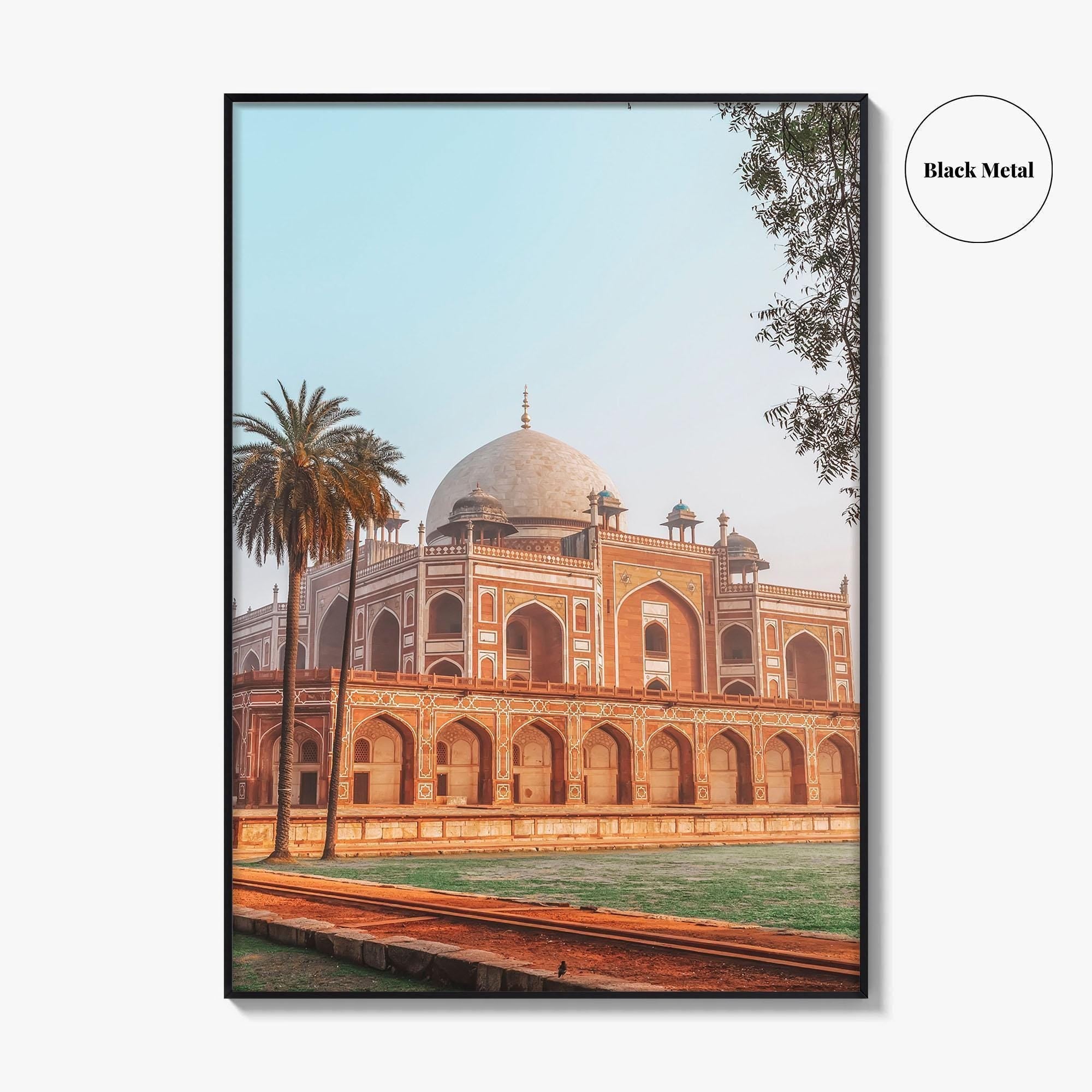 Delhi Fine Art Photo Print, Humayun's Tomb, India Wall Decor Poster