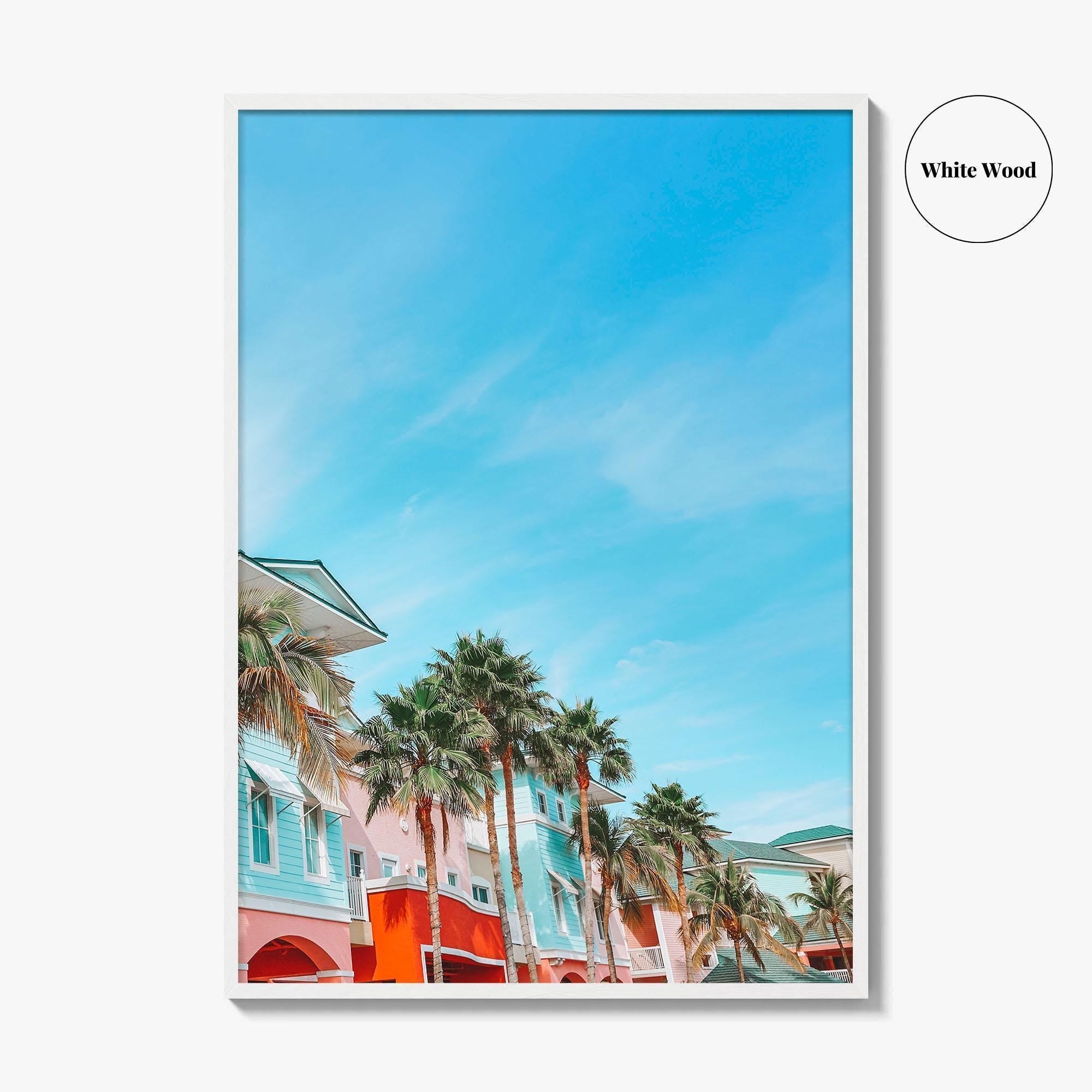 Fort Myers Fine Art Photo Print, Florida Wall Decor, USA Poster, Palm Trees