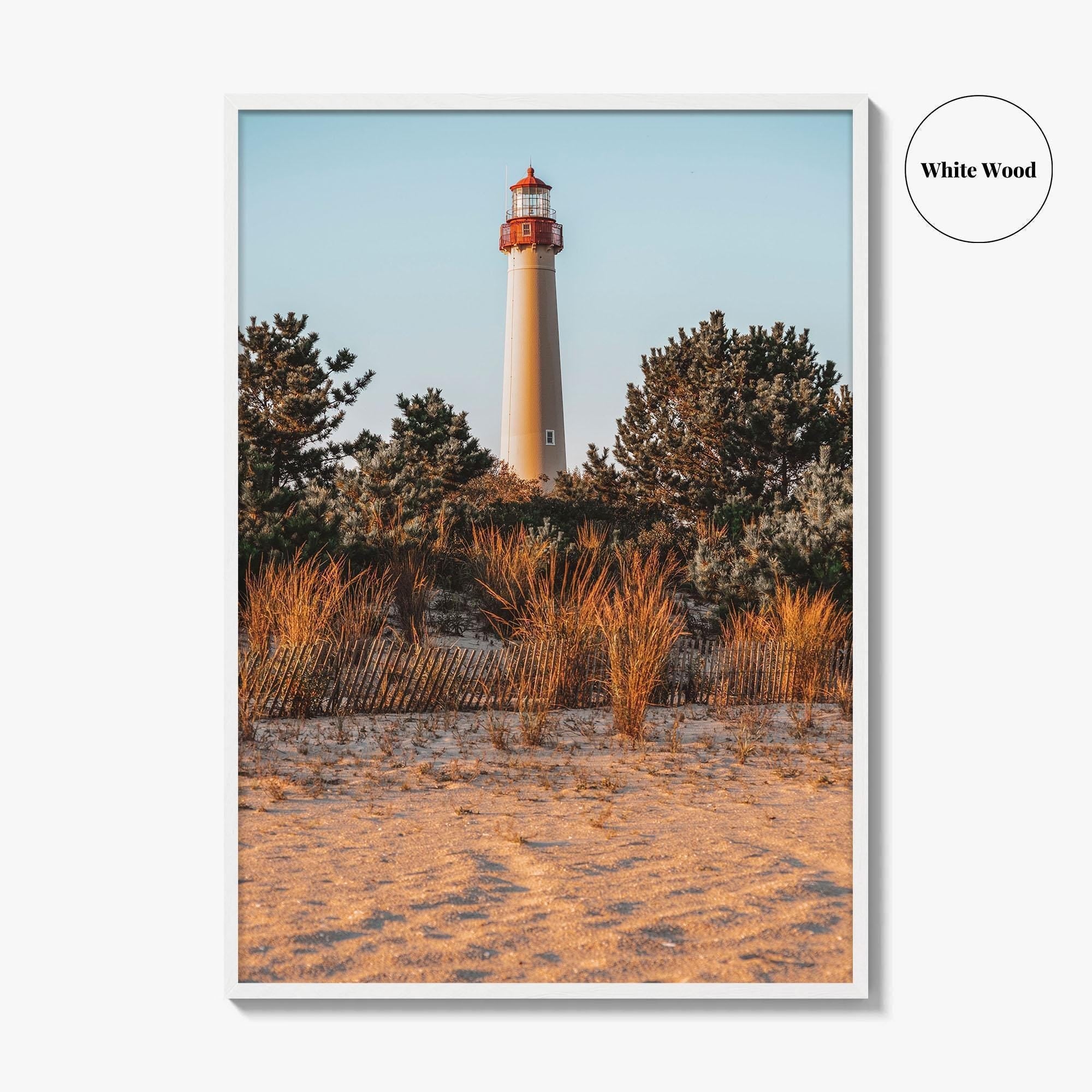 Cape May Fine Art Photo Print, Lighthouse Beach, New Jersey, Wall Decor Poster