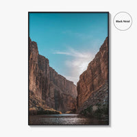 Big Bend National Park Fine Art Photo Print, Santa Elena Canyon, Texas USA Poster