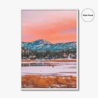 Big Bear Lake Fine Art Photo Print, California Wall Decor Poster, USA