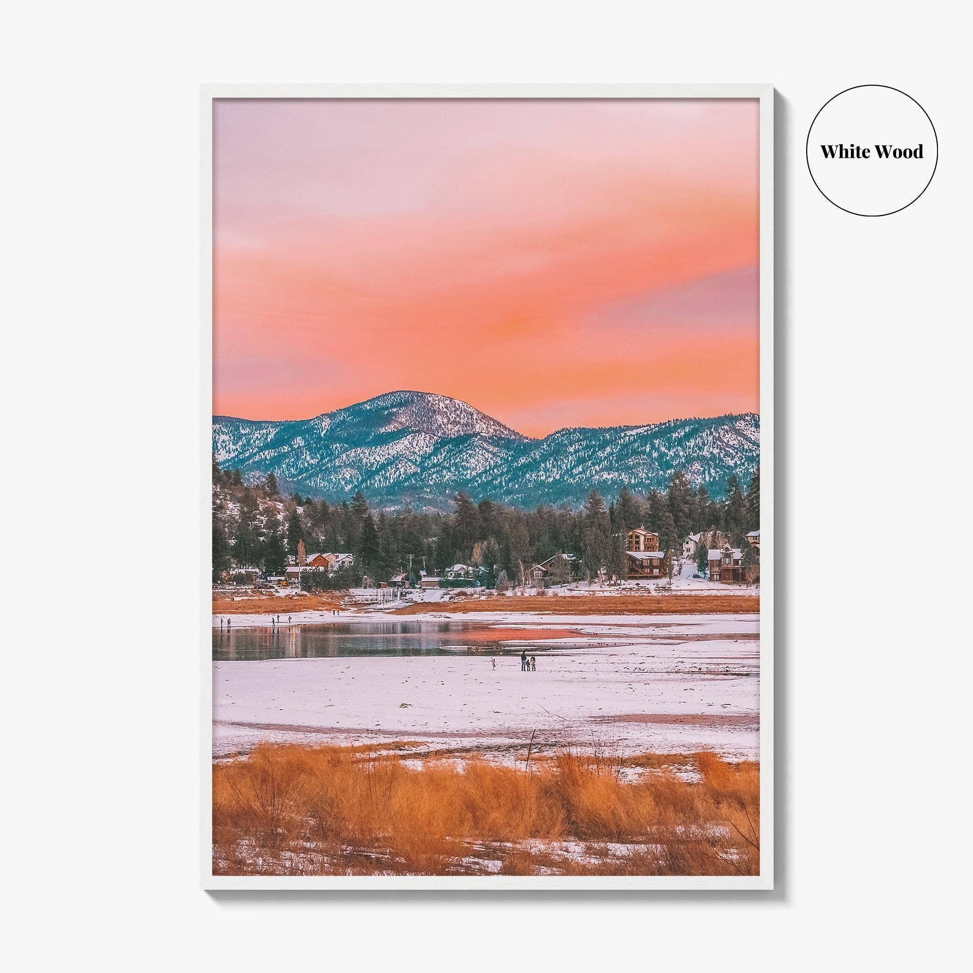 Big Bear Lake Fine Art Photo Print, California Wall Decor Poster, USA