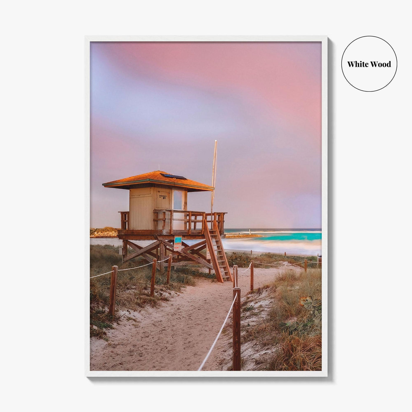 Boca Raton Fine Art Photo Print, Beach Rainbow, Florida Poster, USA