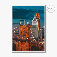 Cincinnati Fine Art Photo Print, Ohio Wall Decor Poster, USA, Cincy