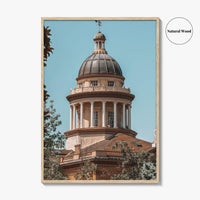Auburn California Fine Art Photo Print, Placer County Courthouse, USA Wall Poster
