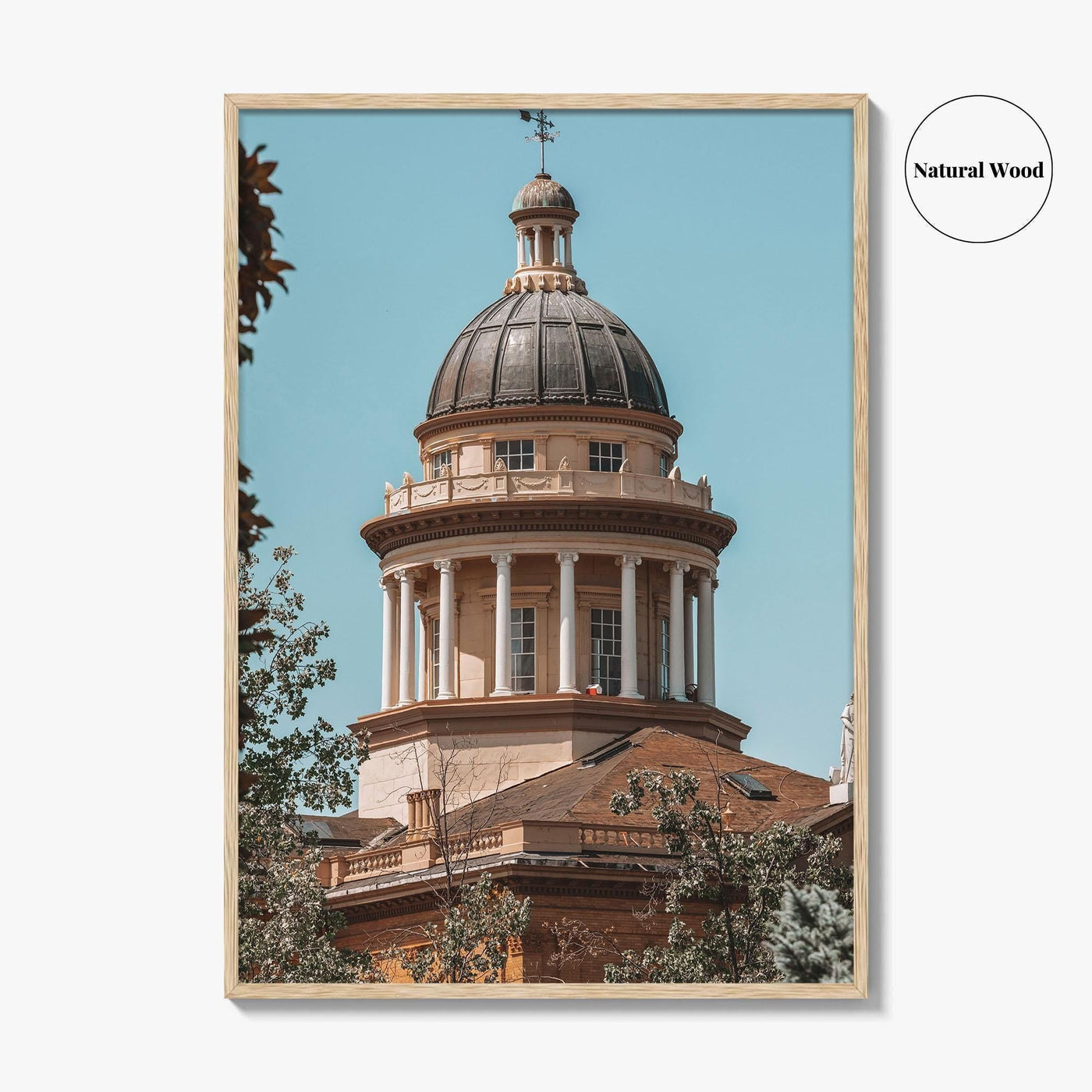 Auburn California Fine Art Photo Print, Placer County Courthouse, USA Wall Poster