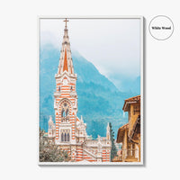 Bogota Fine Art Photo Print, Bogotá Colombia Wall Decor, Colonial La Candelaria City Poster