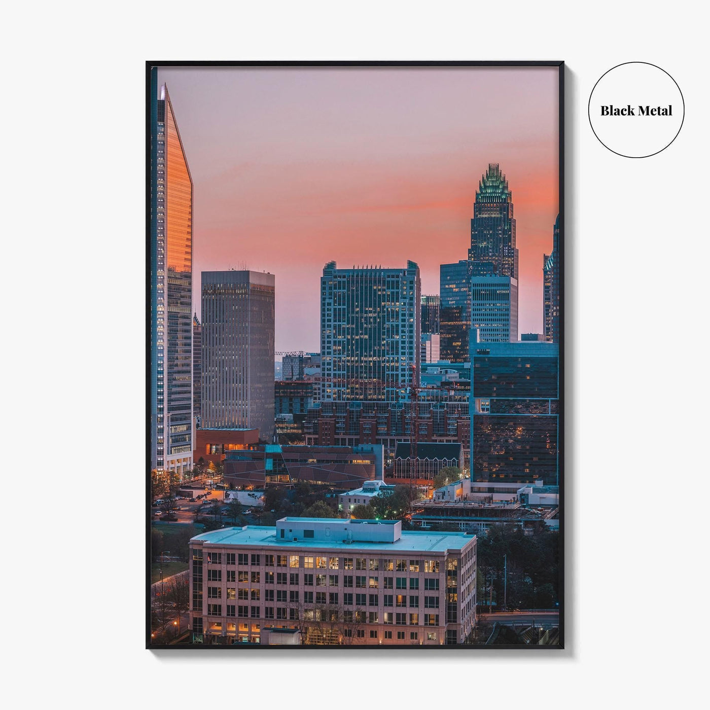 Charlotte Fine Art Photo Print, Uptown, North Carolina, USA, Wall Decor
