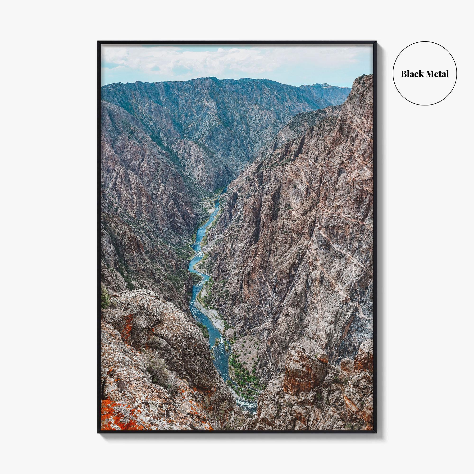 Black Canyon Of The Gunnison National Park Fine Art Photo Print, Colorado Poster, USA