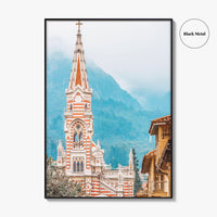 Bogota Fine Art Photo Print, Bogotá Colombia Wall Decor, Colonial La Candelaria City Poster