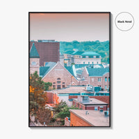 Columbia Missouri Skyline Fine Art Photo Print, Wall Decor Poster, USA