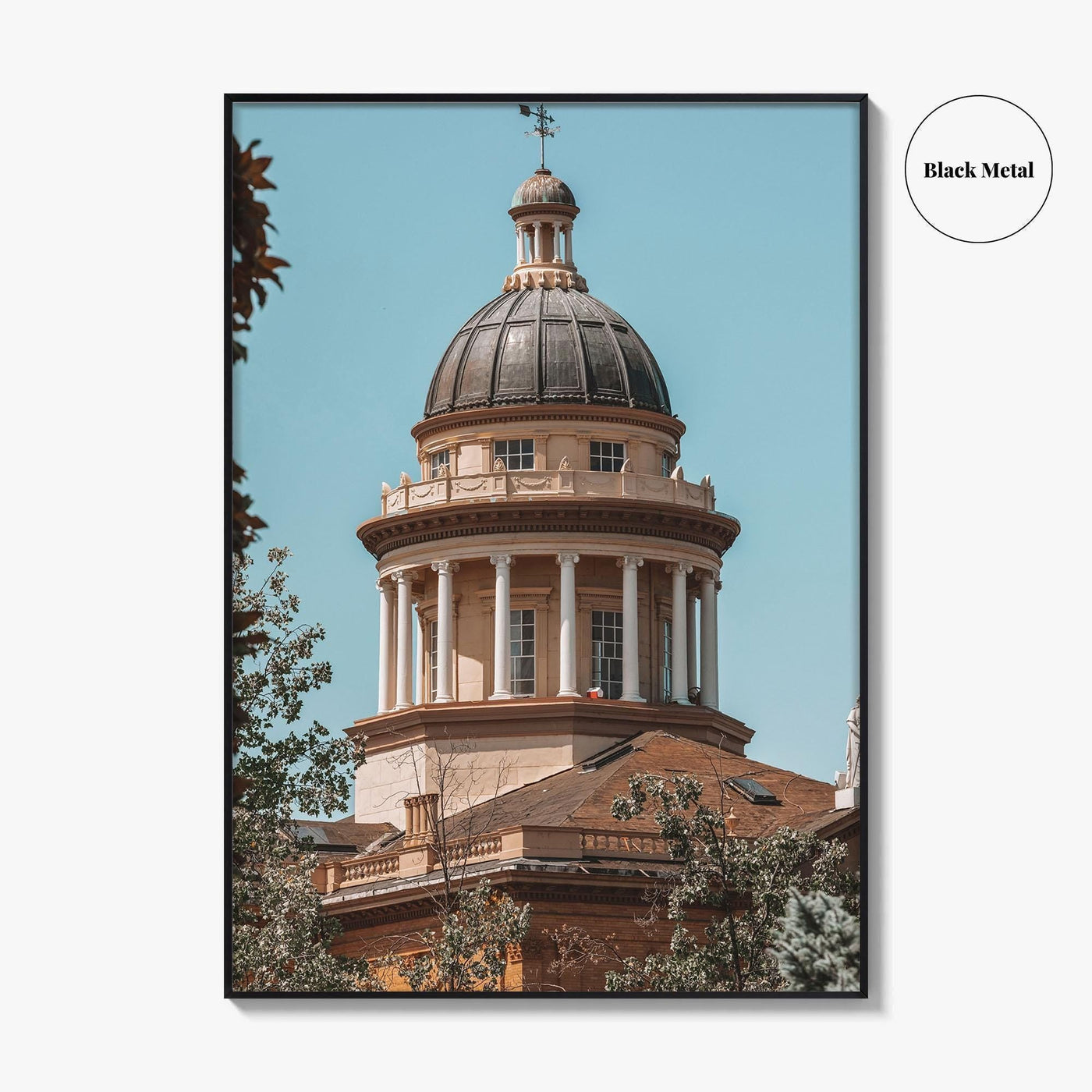 Auburn California Fine Art Photo Print, Placer County Courthouse, USA Wall Poster
