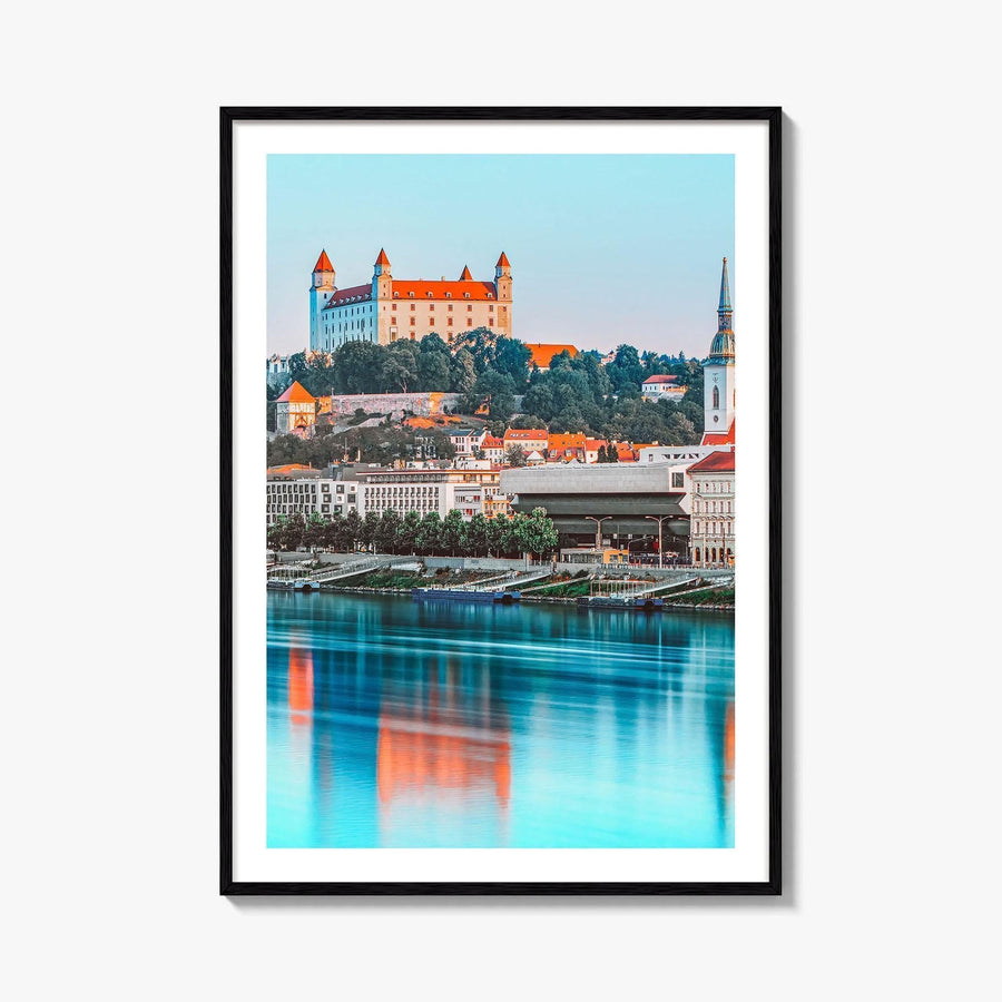 Bratislava Fine Art Photo Print, Castle, Old Town, Danube River, Slovakia Wall Decor, Poster