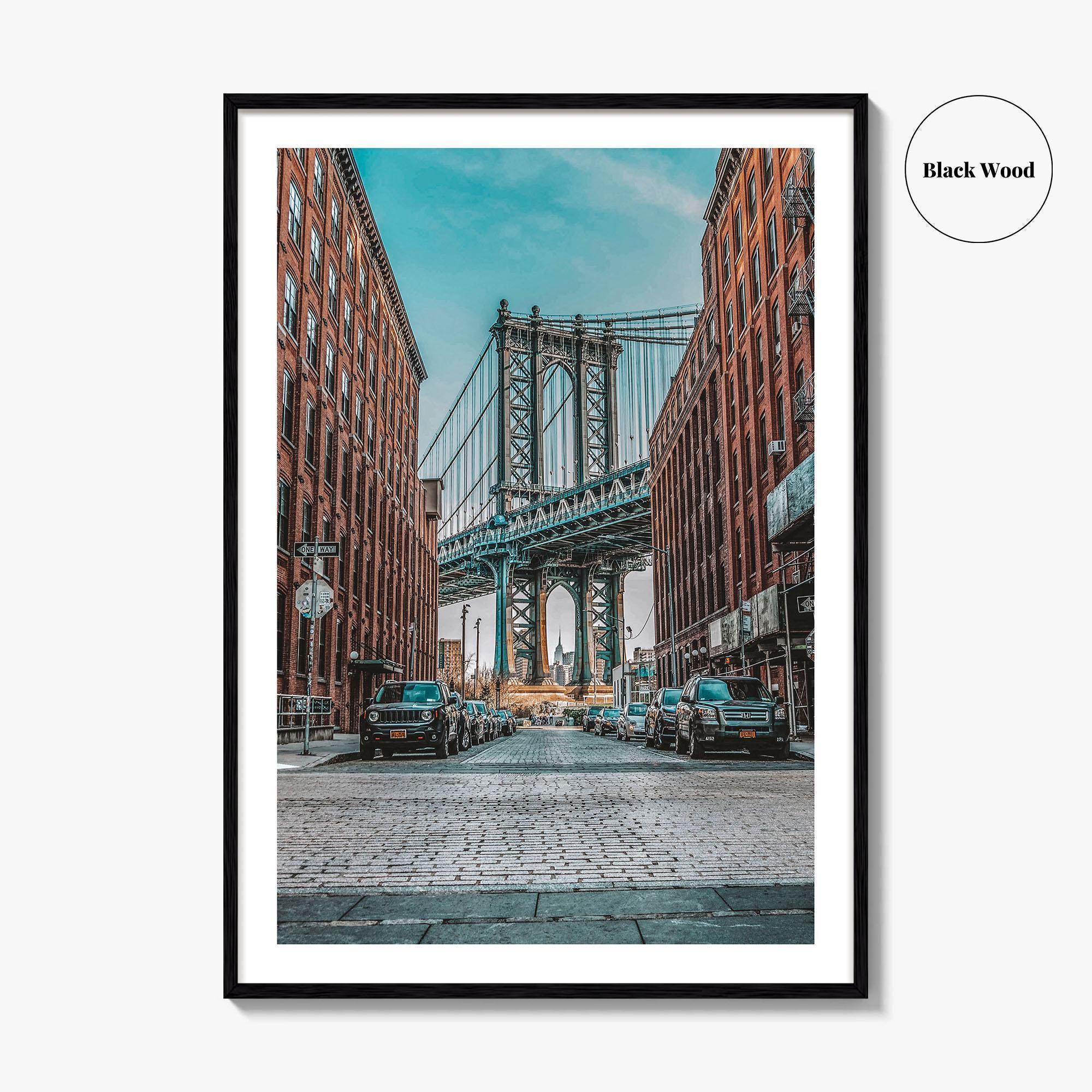 Brooklyn Fine Art Photo Print, Manhattan Bridge, DUMBO, New York City NYC, USA