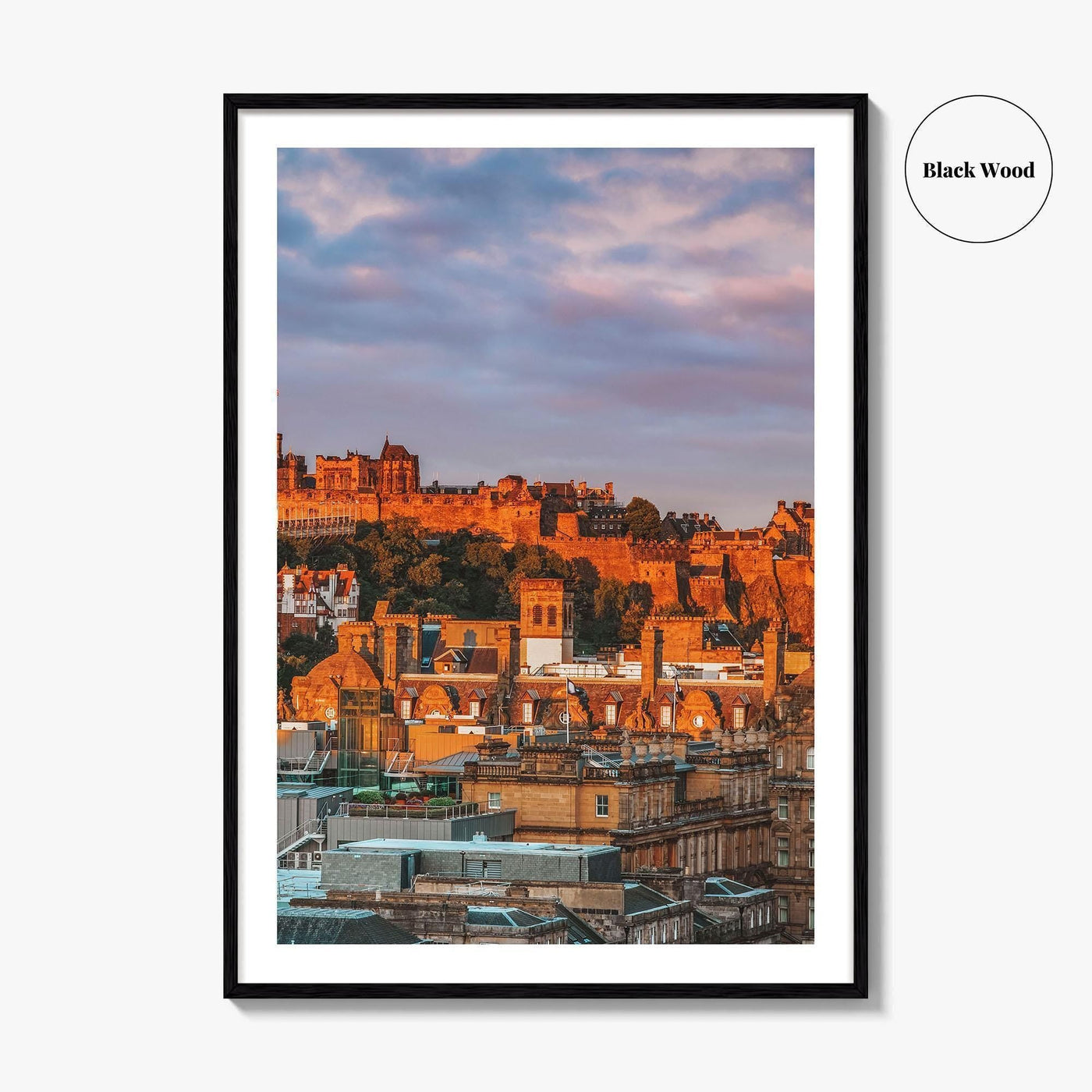Edinburgh Fine Art Photo Print, Edinburgh Castle, Calton Hill, Scotland Wall Decor Poster