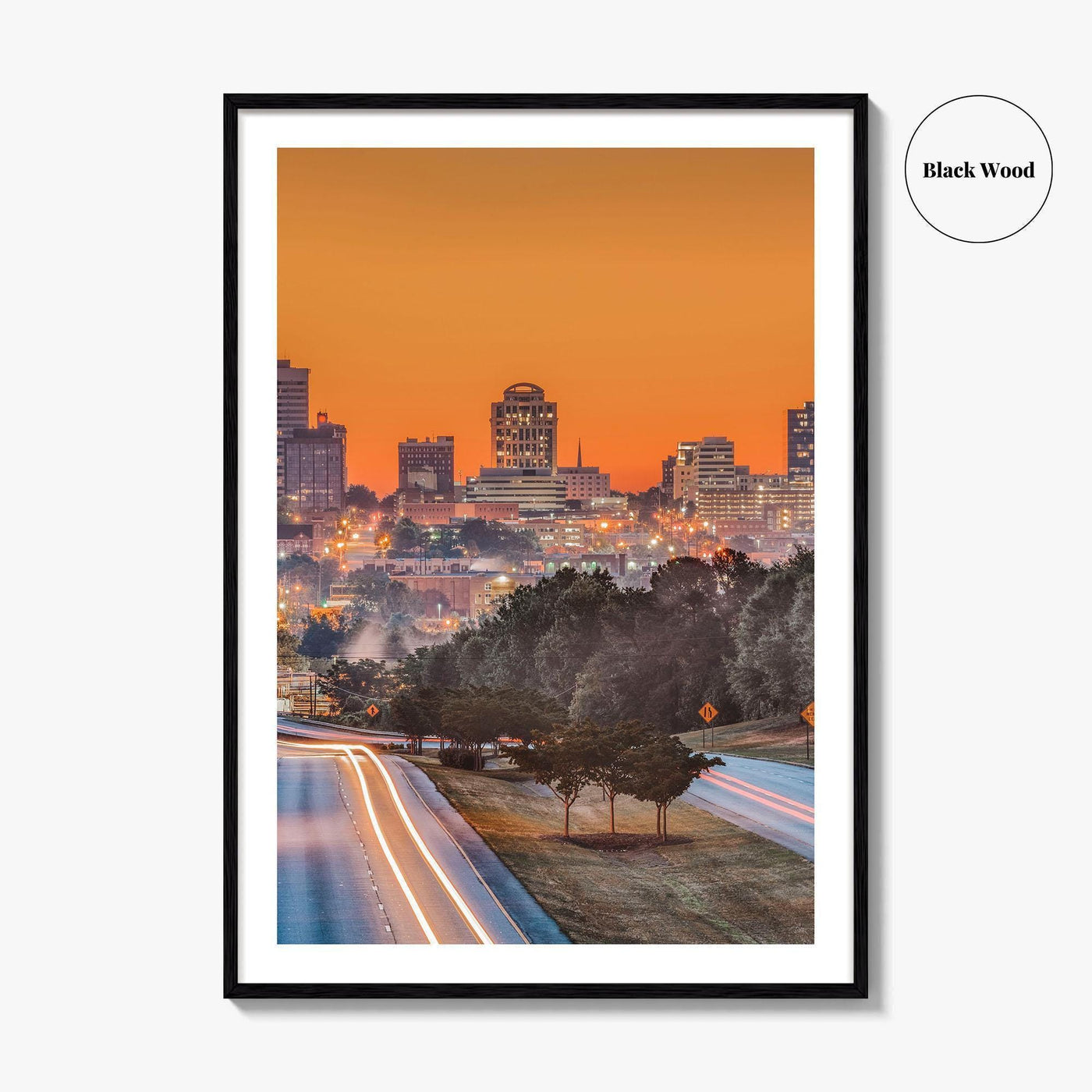 Columbia South Carolina Skyline Fine Art Photo Print, Downtown Poster USA