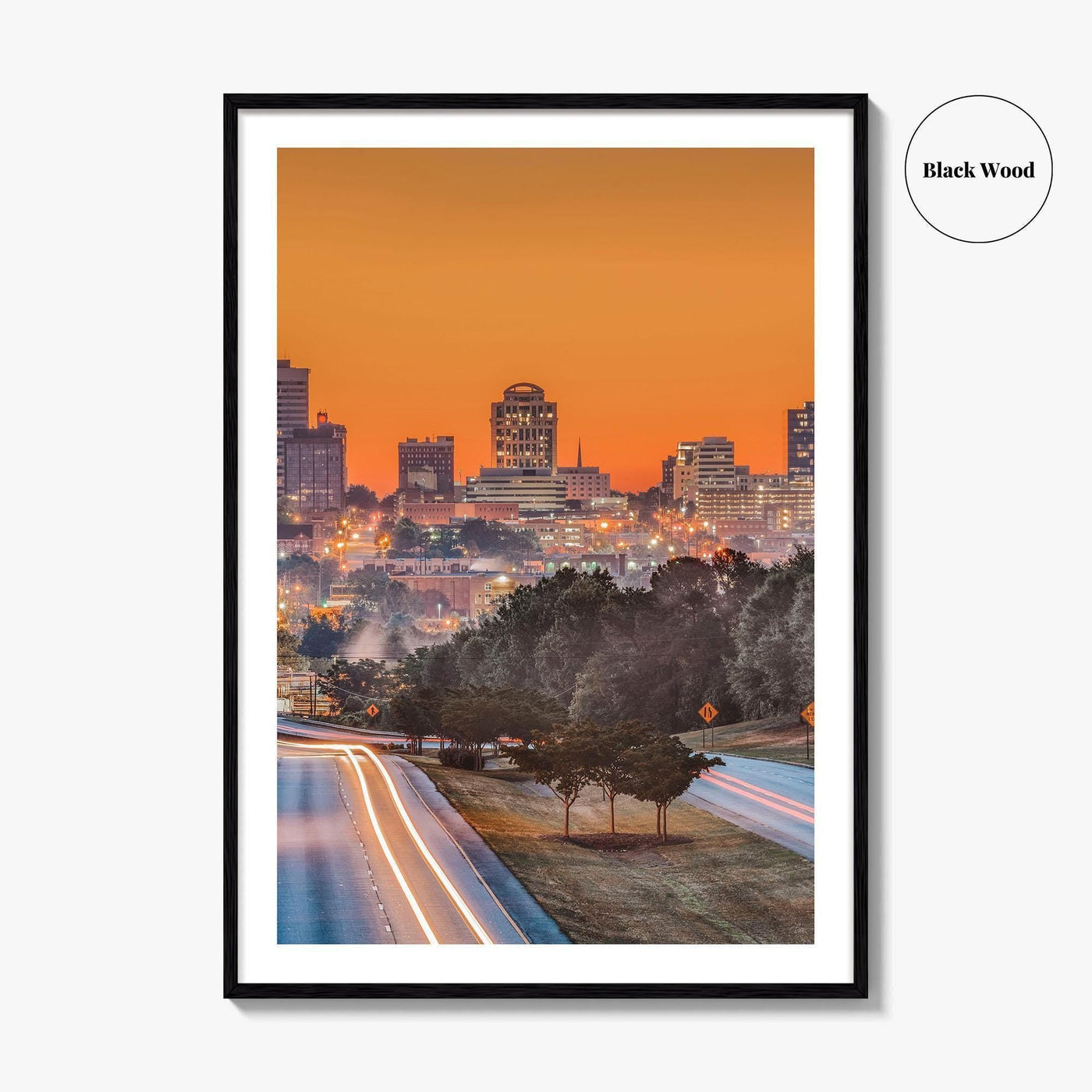 Columbia South Carolina Skyline Fine Art Photo Print, Downtown Poster USA