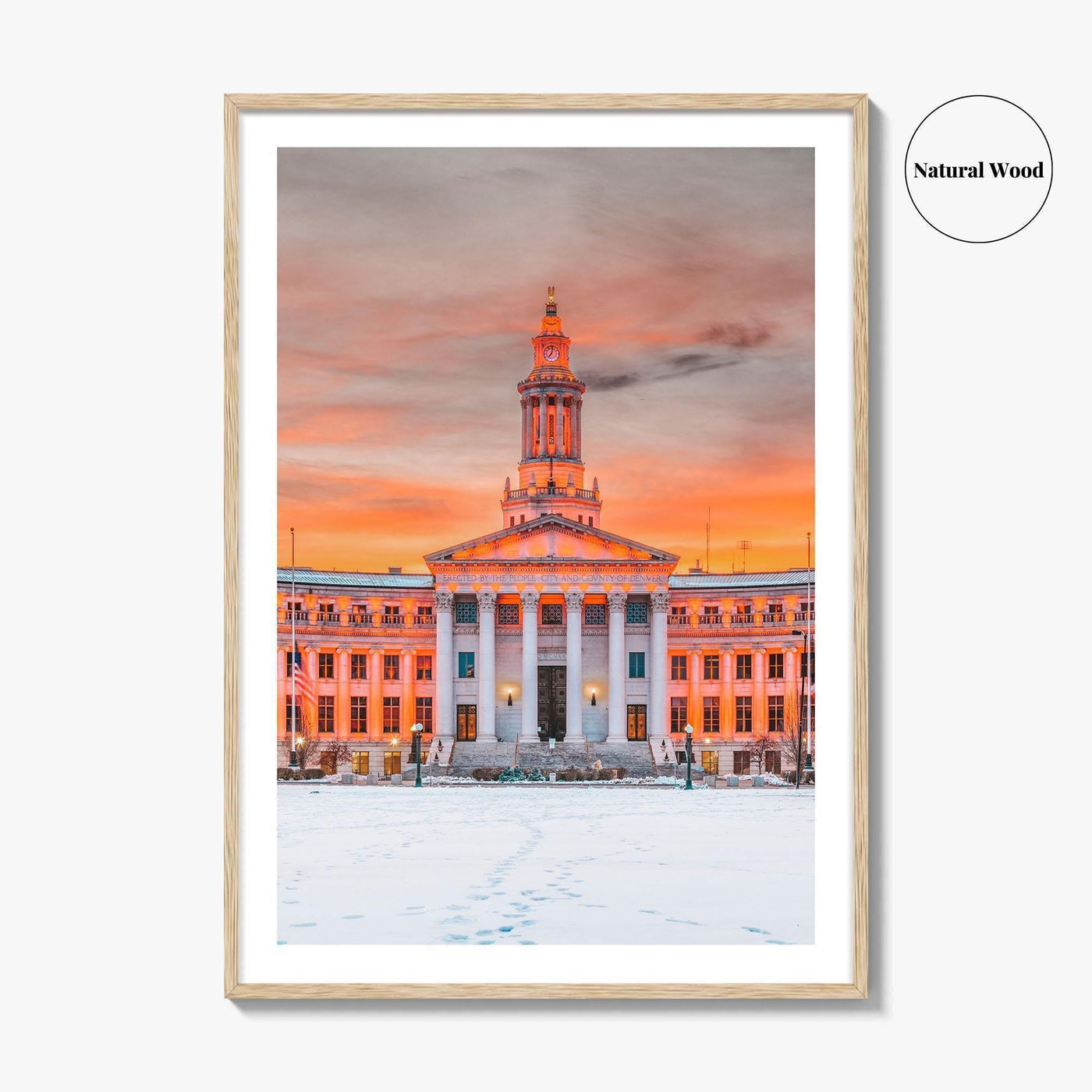 Denver Fine Art Photo Print, Colorado USA, City and County Building, Wall Poster