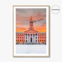 Denver Fine Art Photo Print, Colorado USA, City and County Building, Wall Poster