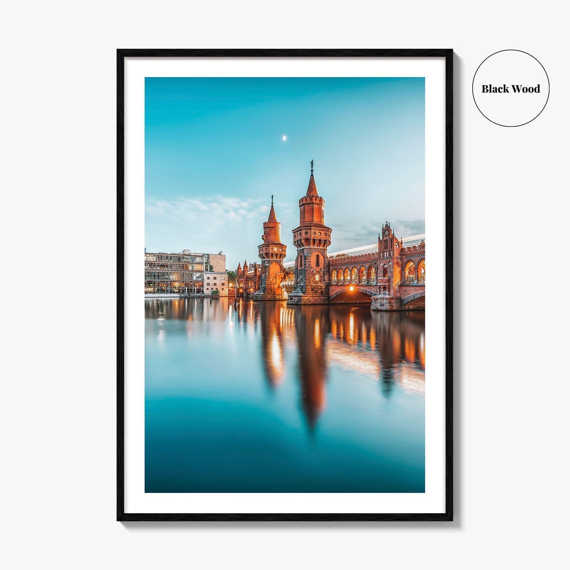 Berlin Fine Art Photo Print, Oberbaum Bridge, Germany Wall Decor Poster