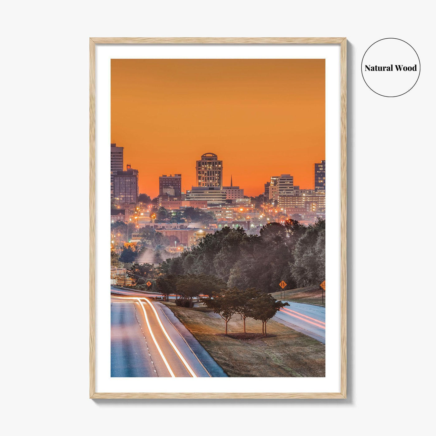Columbia South Carolina Skyline Fine Art Photo Print, Downtown Poster USA