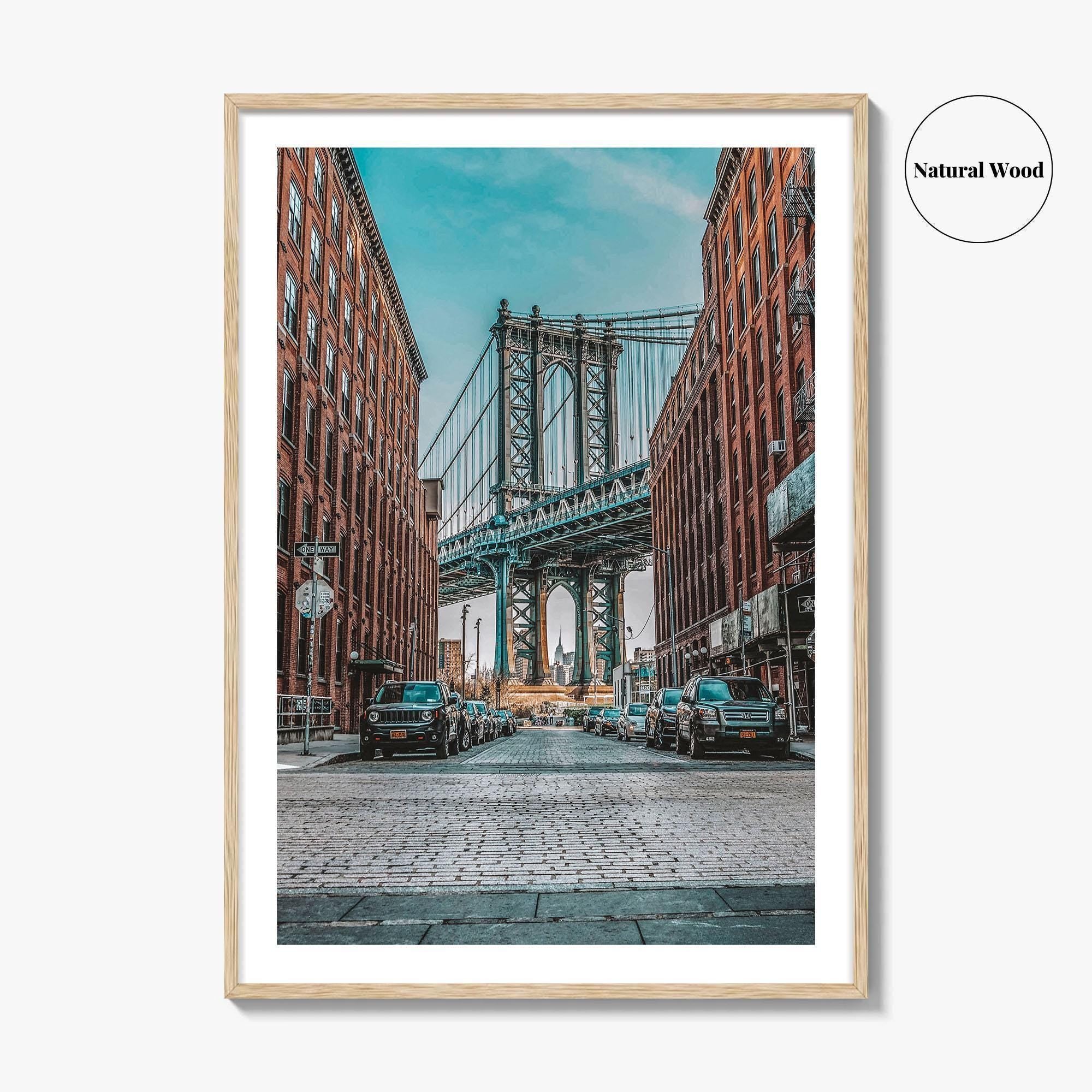 Brooklyn Fine Art Photo Print, Manhattan Bridge, DUMBO, New York City NYC, USA