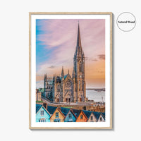 Cobh Fine Art Photo Print, St Colman's Cathedral, County Cork Ireland Poster