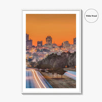 Columbia South Carolina Skyline Fine Art Photo Print, Downtown Poster USA