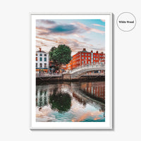 Dublin Fine Art Photo Print, Ireland, Ha'Penny Bridge Wall Art Poster