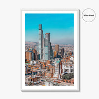 Bogota Skyline Fine Art Photo Print, Bogotá Colombia, South America, Wall Decor Poster