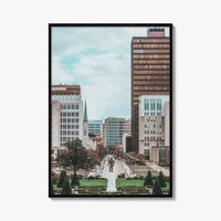 Baton Rouge Skyline Fine Art Photo Print, Downtown Louisiana USA, Wall Decor Poster