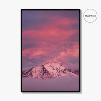 Torres Del Paine Pink Blue Fine Art Photo Print, Lago Nordenskjold Chile Landscape Poster