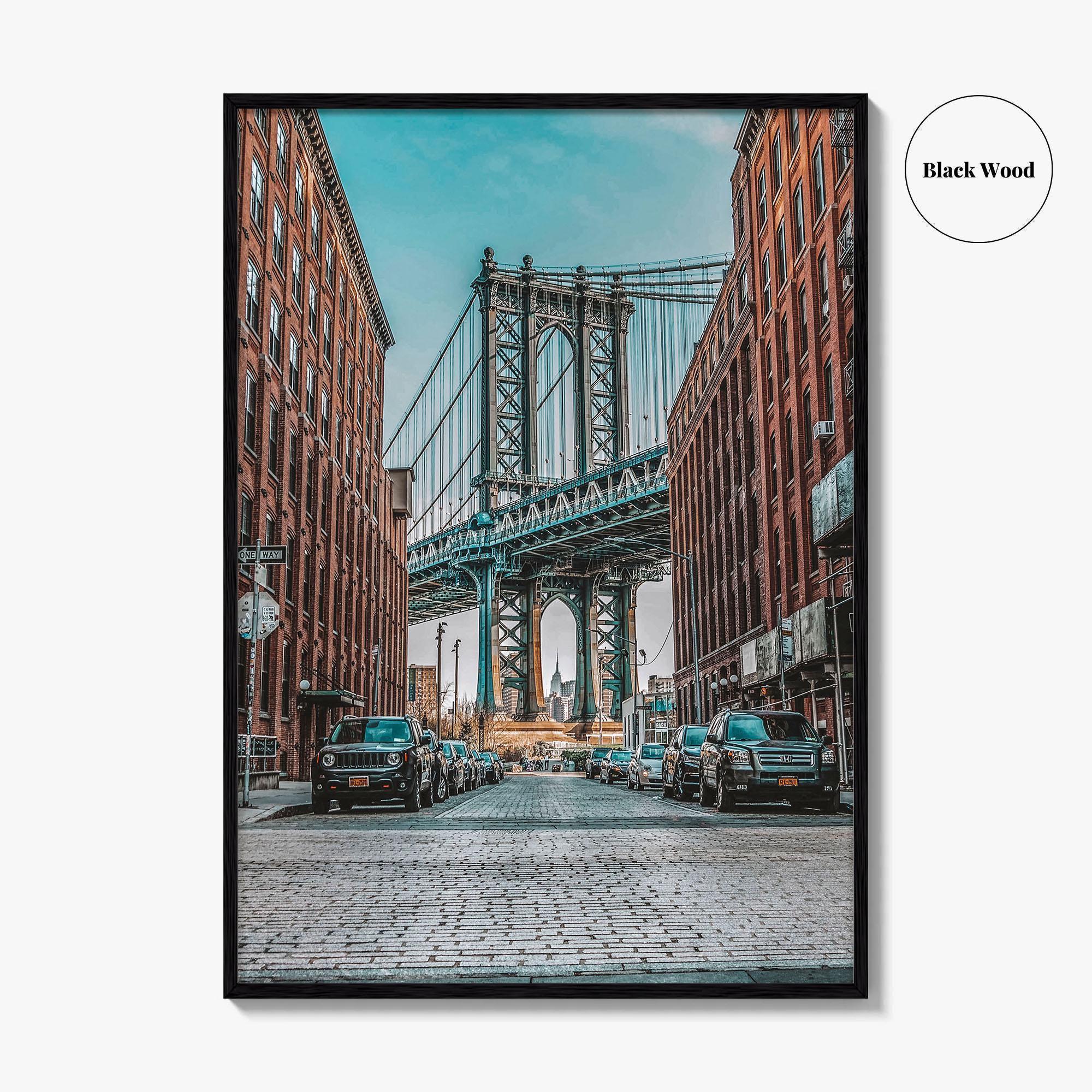 Brooklyn Fine Art Photo Print, Manhattan Bridge, DUMBO, New York City NYC, USA