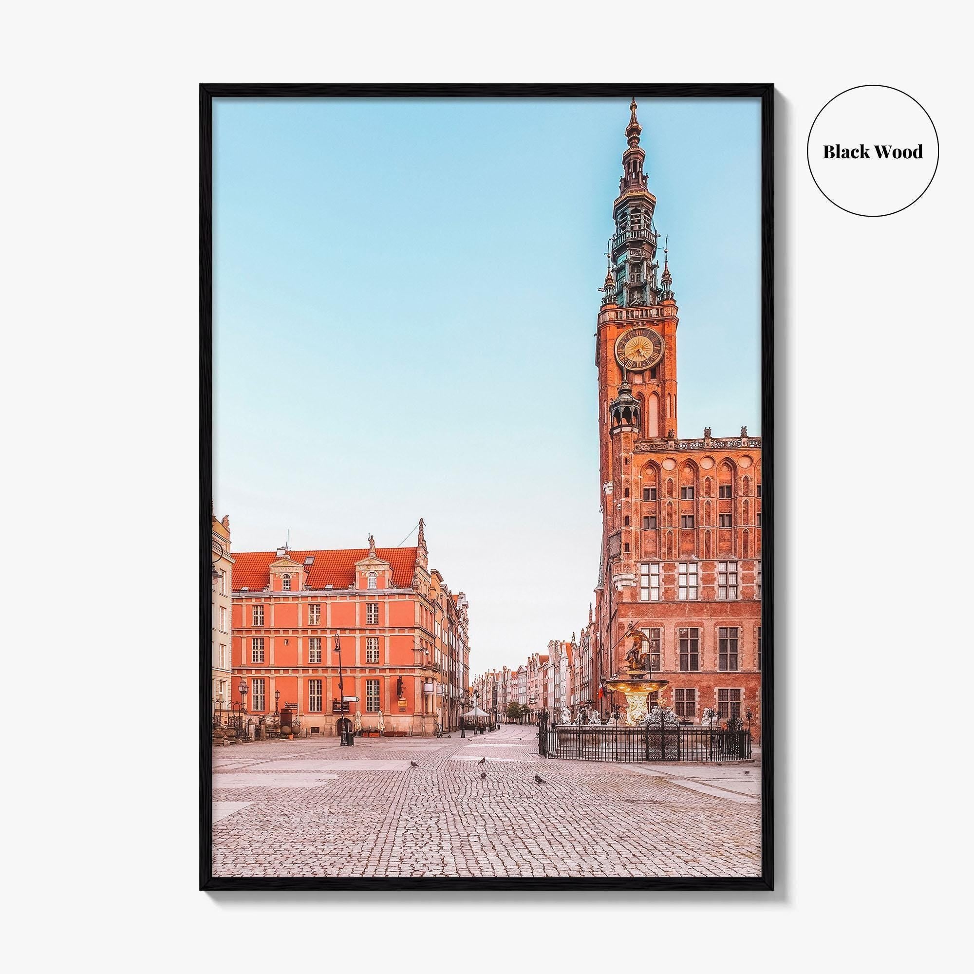 Gdańsk Fine Art Photo Print, Długi Targ, Gdansk Poland Poster