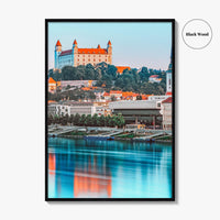 Bratislava Fine Art Photo Print, Castle, Old Town, Danube River, Slovakia Wall Decor, Poster