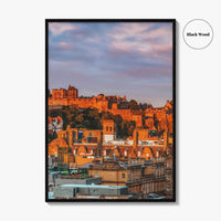 Edinburgh Fine Art Photo Print, Edinburgh Castle, Calton Hill, Scotland Wall Decor Poster