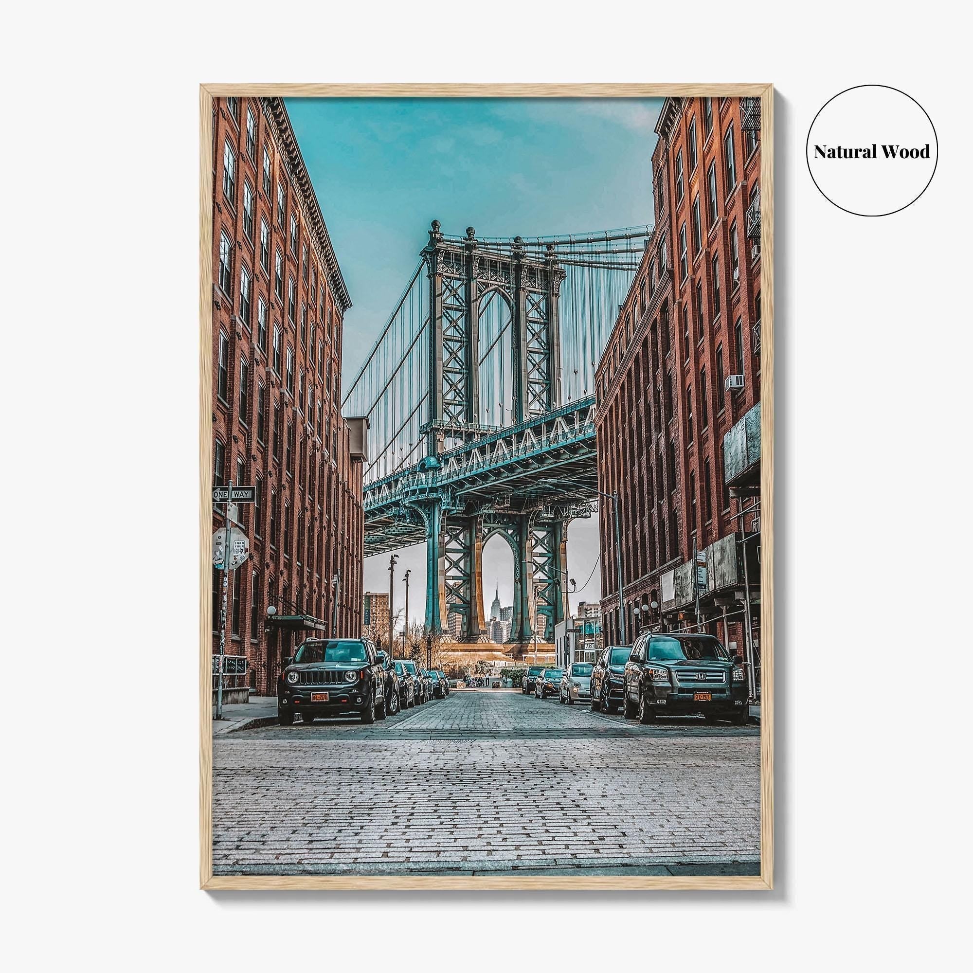 Brooklyn Fine Art Photo Print, Manhattan Bridge, DUMBO, New York City NYC, USA