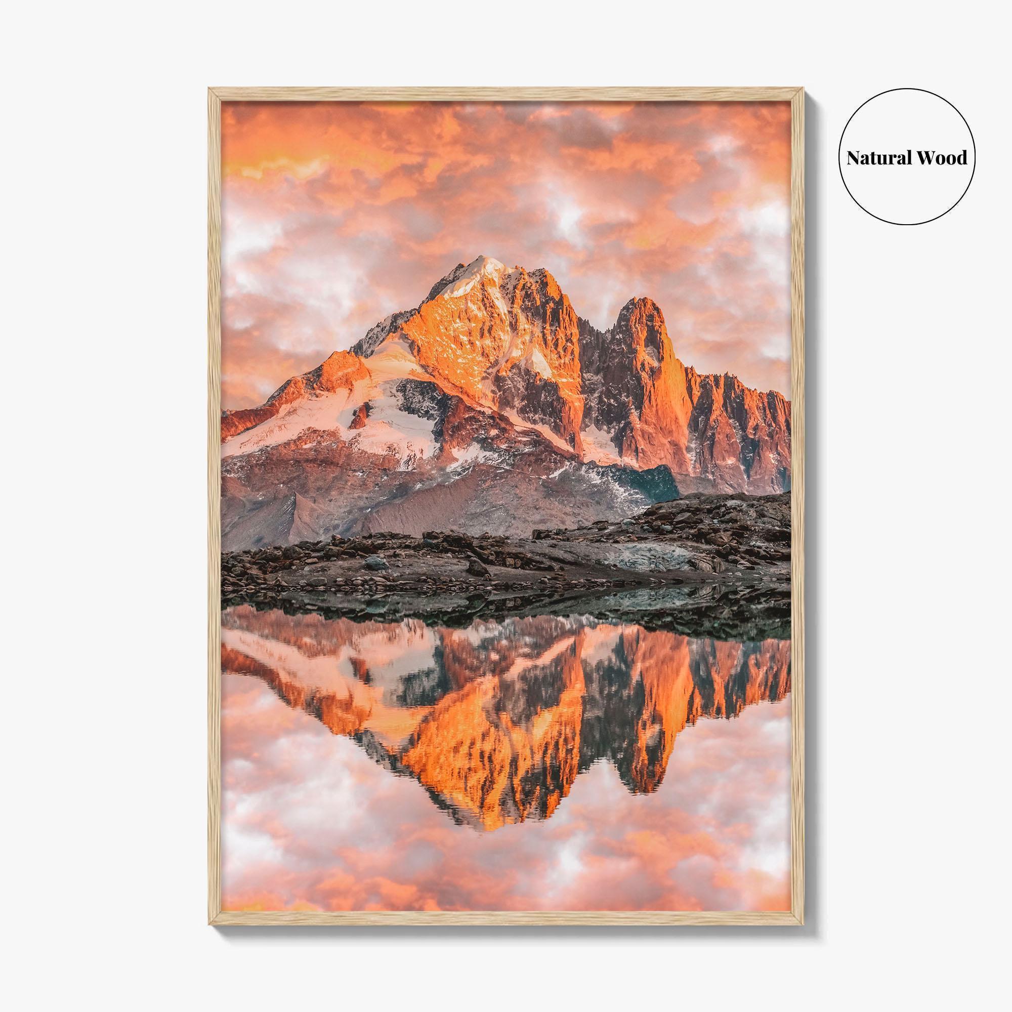 Chamonix Fine Art Photo Print, Mont Blanc, French Alps Poster
