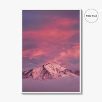 Torres Del Paine Pink Blue Fine Art Photo Print, Lago Nordenskjold Chile Landscape Poster
