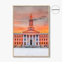 Denver Fine Art Photo Print, Colorado USA, City and County Building, Wall Poster