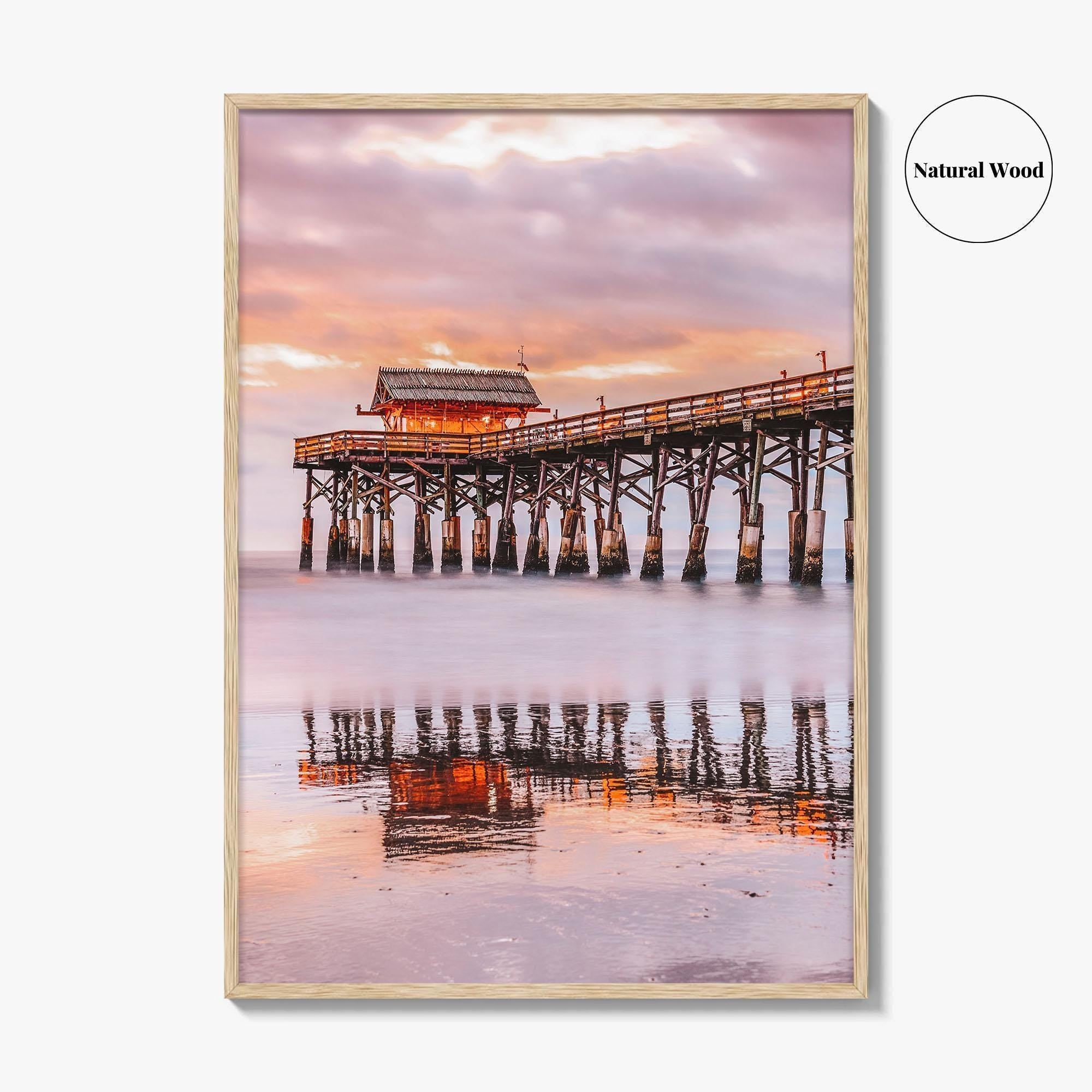 Cocoa Beach Fine Art Photo Print, Florida USA, Pier, Space Coast, Wall Poster