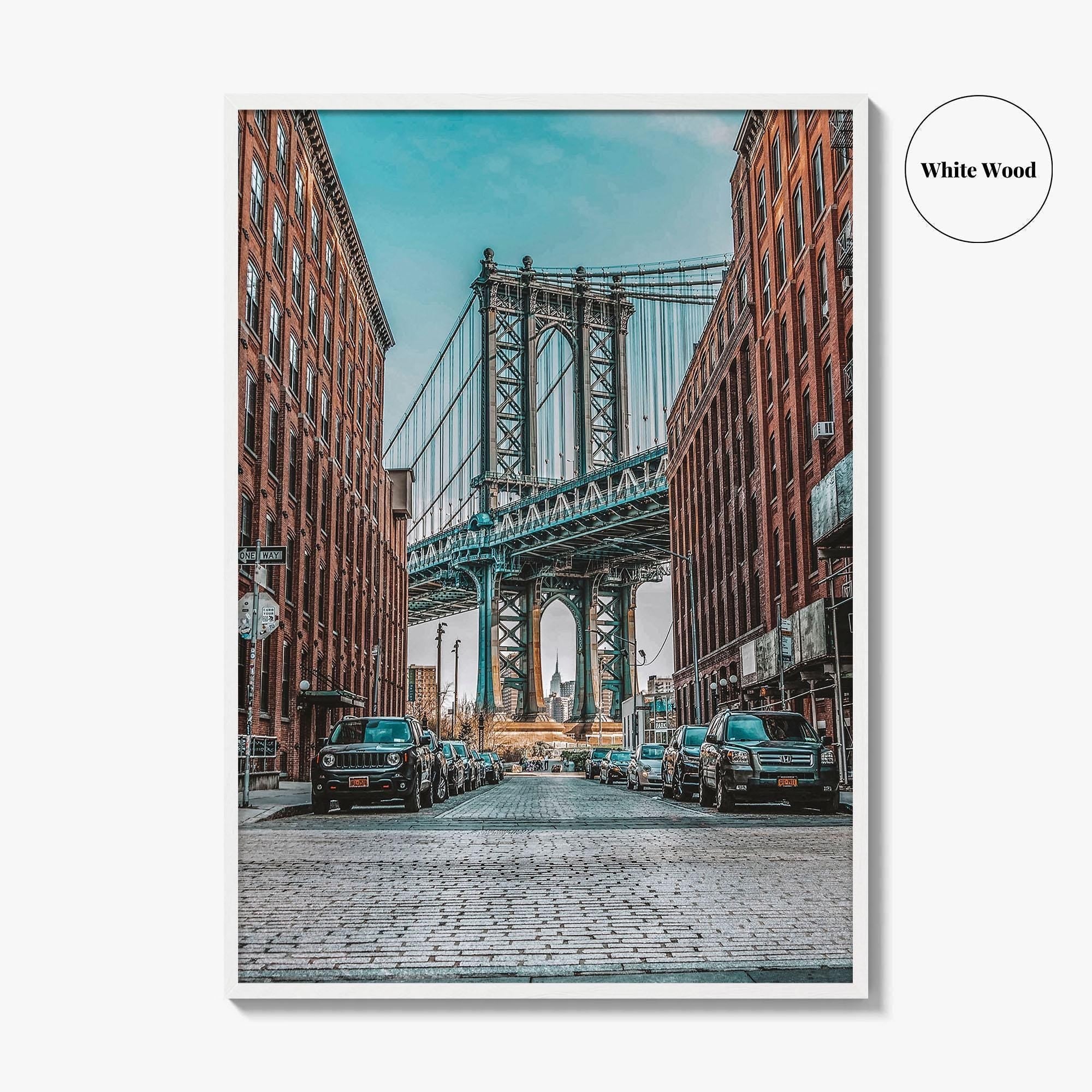 Brooklyn Fine Art Photo Print, Manhattan Bridge, DUMBO, New York City NYC, USA