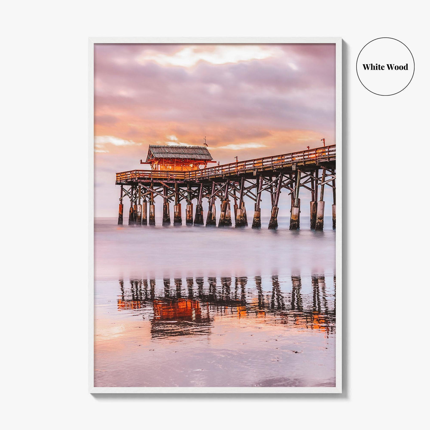Cocoa Beach Fine Art Photo Print, Florida USA, Pier, Space Coast, Wall Poster