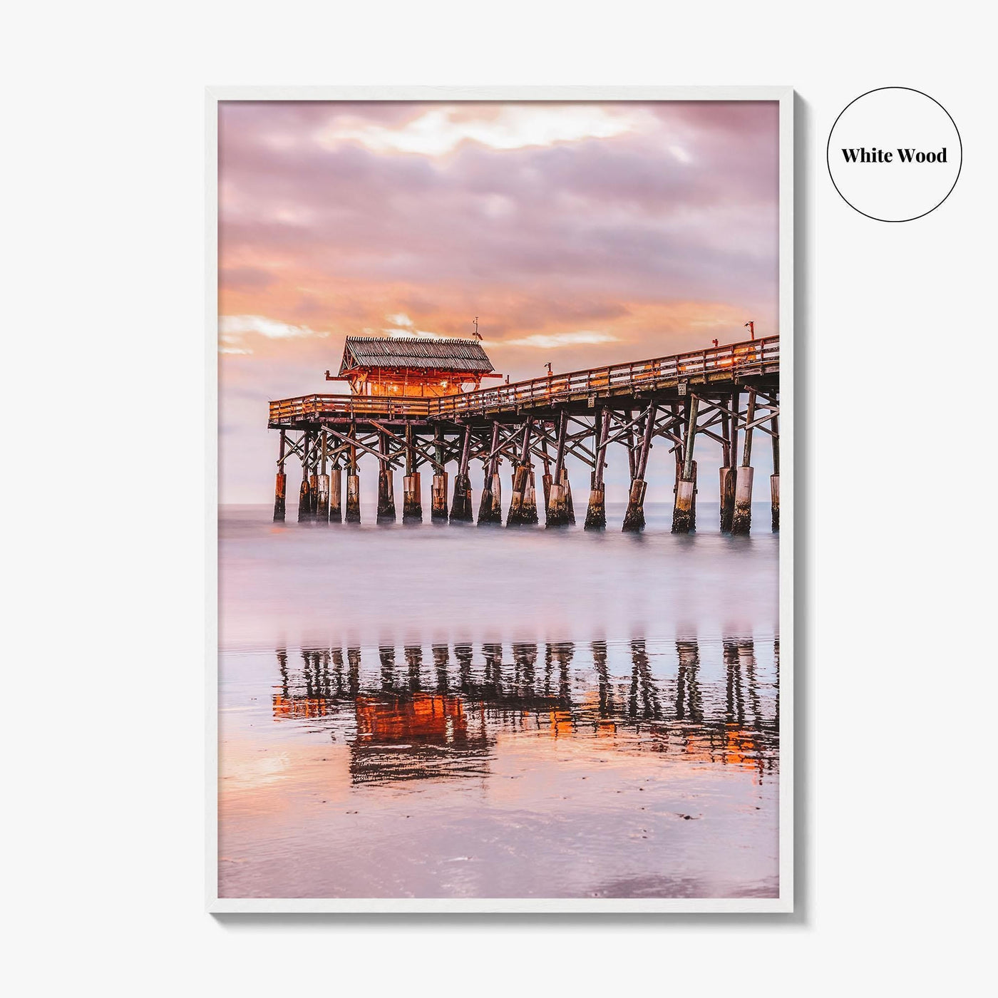 Cocoa Beach Fine Art Photo Print, Florida USA, Pier, Space Coast, Wall Poster