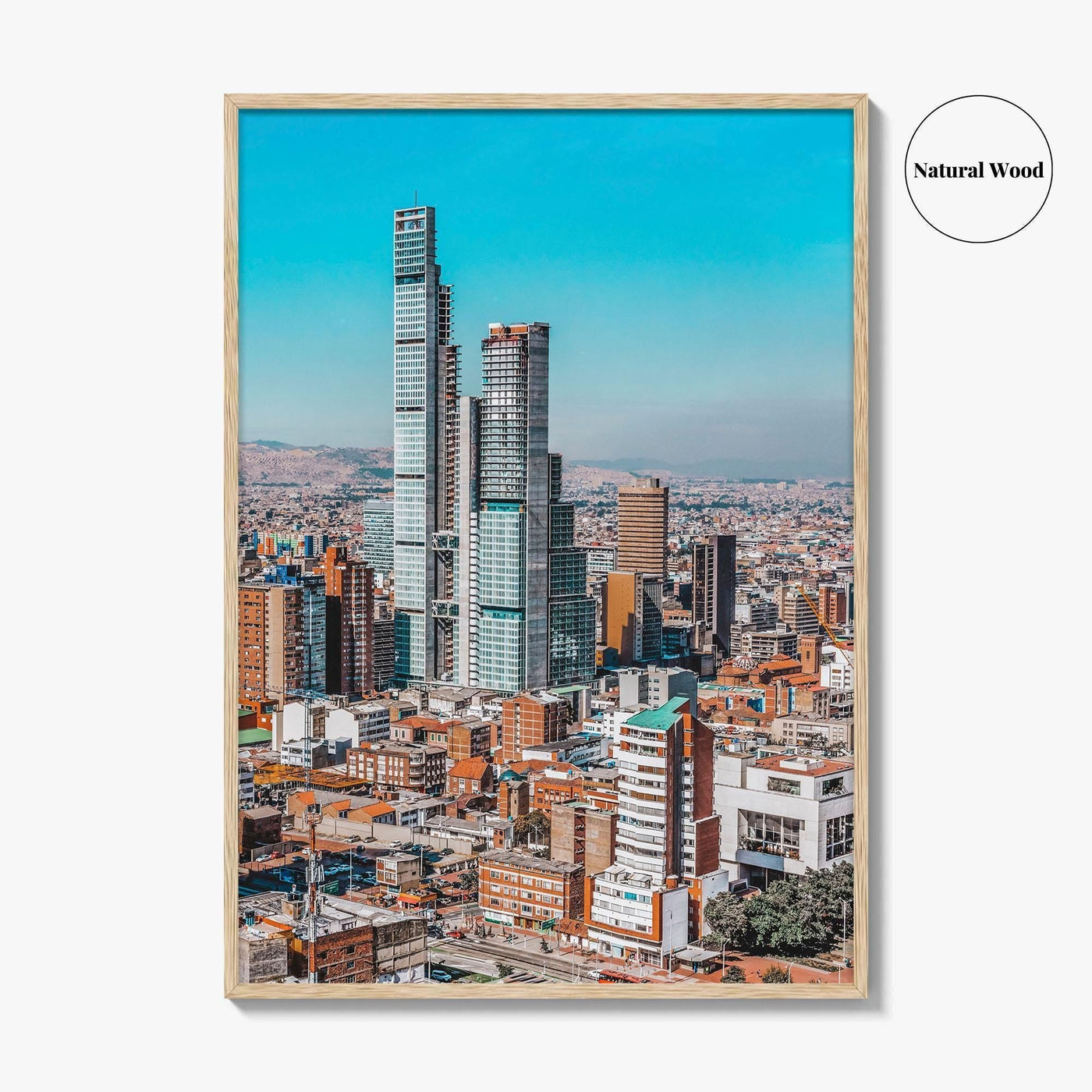 Bogota Skyline Fine Art Photo Print, Bogotá Colombia, South America, Wall Decor Poster