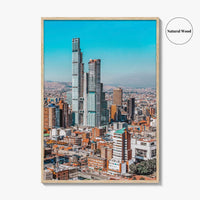 Bogota Skyline Fine Art Photo Print, Bogotá Colombia, South America, Wall Decor Poster