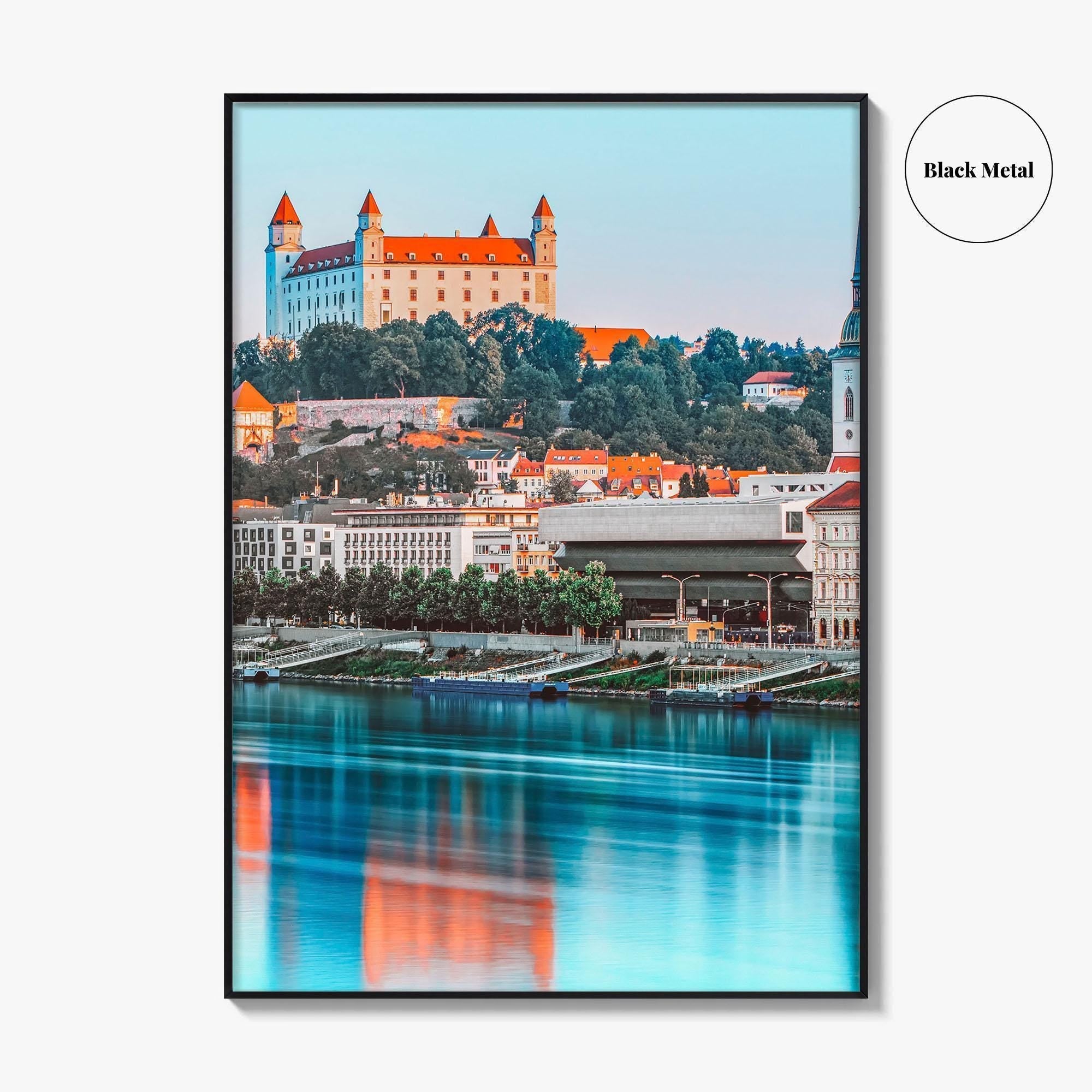 Bratislava Fine Art Photo Print, Castle, Old Town, Danube River, Slovakia Wall Decor, Poster