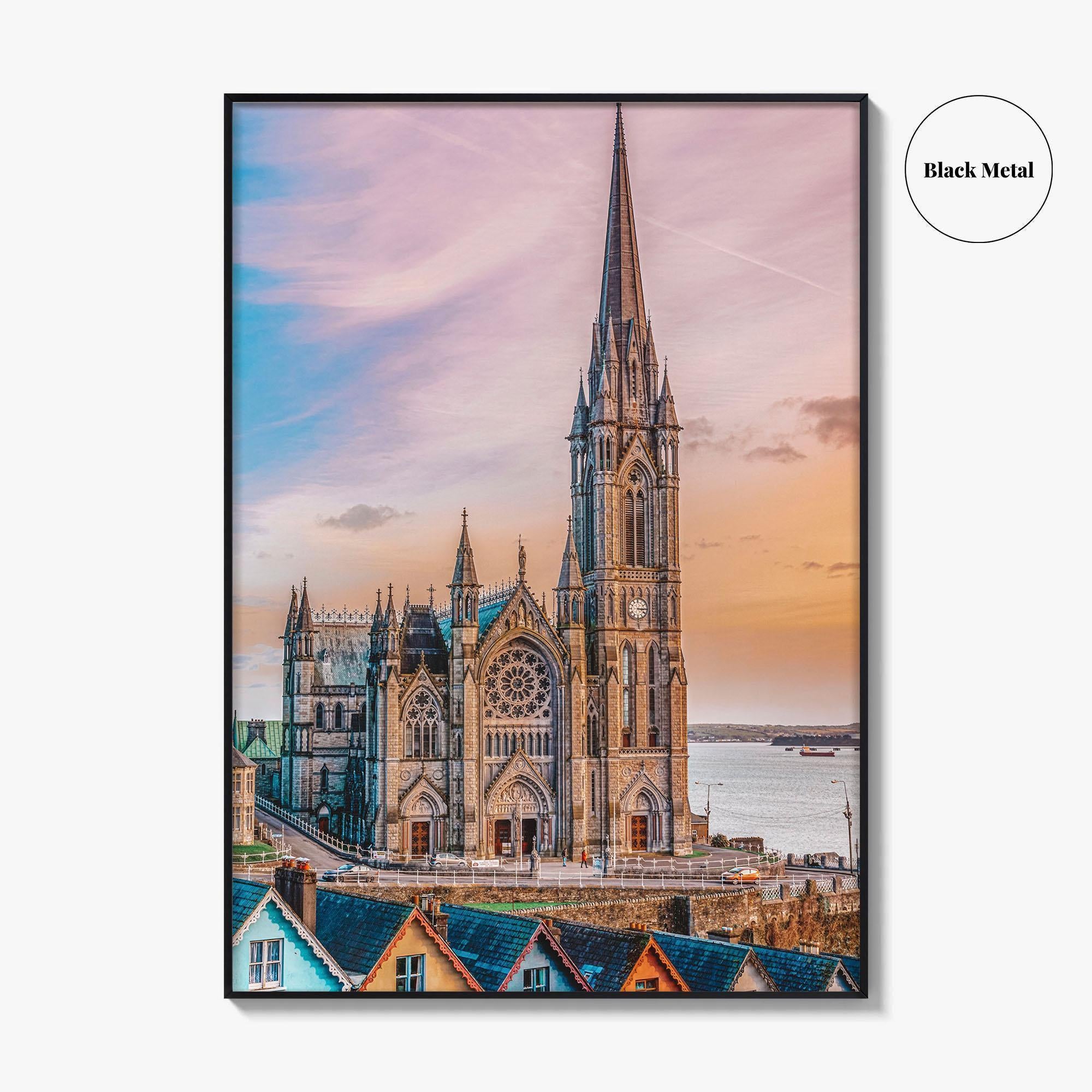 Cobh Fine Art Photo Print, St Colman's Cathedral, County Cork Ireland Poster