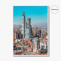 Bogota Skyline Fine Art Photo Print, Bogotá Colombia, South America, Wall Decor Poster