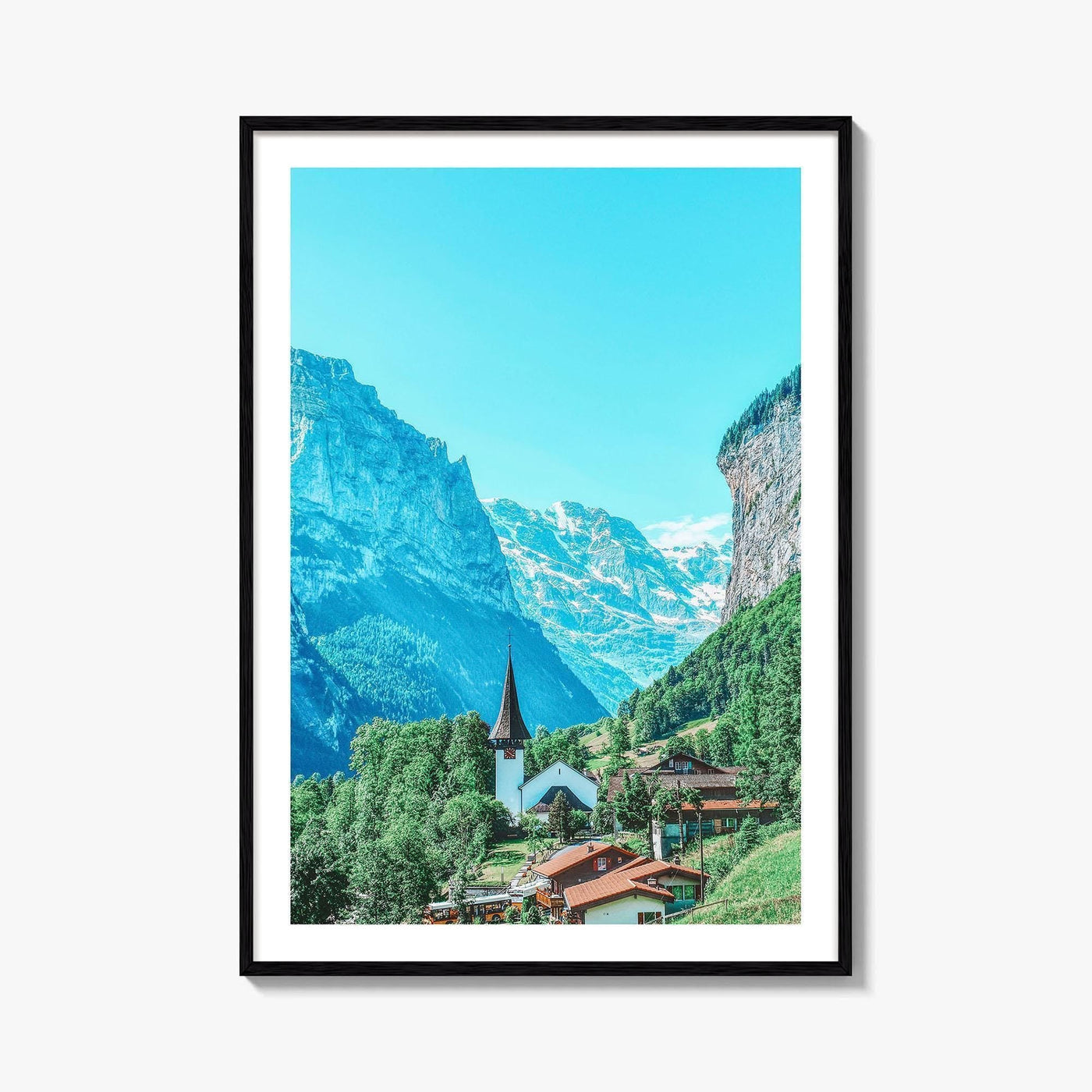 Lauterbrunnen Valley Fine Art Photo Print, Switzerland, Swiss Alps, Bernese Oberland, Poster